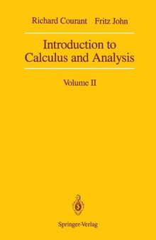 Introduction to Calculus and Analysis, Vol. 2 (Classics in Mathematics)