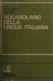 Vocabolario della lingua italiana. Edizione minore