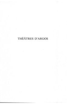 Théâtres d'Argos