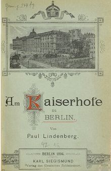 Am Kaiserhofe zu Berlin