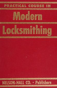 Practical Course In Modern Locksmithing