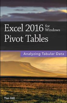 Excel 2016 for Windows Pivot Tables