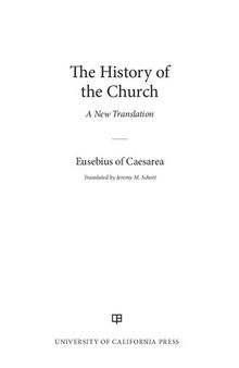 The History of the Church: A New Translation