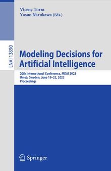 Modeling Decisions for Artificial Intelligence. 20th International Conference, MDAI 2023 Umeå, Sweden, June 19–22, 2023 Proceedings