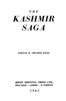 The Kashmir Saga