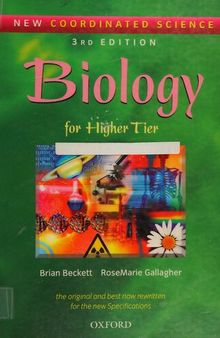 New Coordinated Science Biology Students Book For Higher Tier 3rd Edition