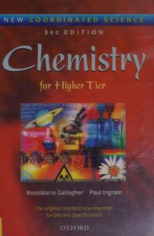 New Coordinated Science Chemistry Students Book For Higher Tier 3rd Edition