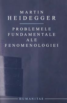 Problemele fundamentale ale fenomenologiei