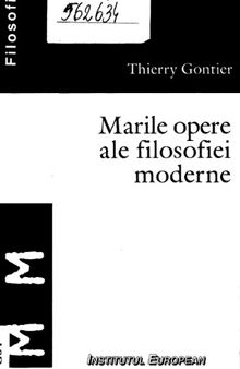 Marile opere ale filosofiei moderne