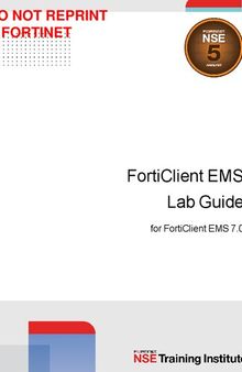 Fortinet FortiClient EMS Lab Guide for FortiClient EMS 7.0