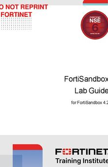 Fortinet FortiSandbox Lab Guide for FortiSandbox 4.2