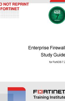 Fortinet Enterprise Firewall Study Guide for FortiOS 7.2