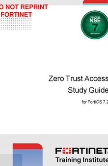 Fortinet Zero Trust Access Study Guide for FortiOS 7.2