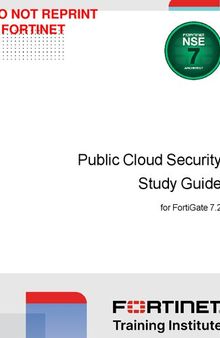 Fortinet Public Cloud Security Study Guide for FortiGate 7.2