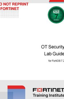 Fortinet OT Security Lab Guide for FortiOS 7.2