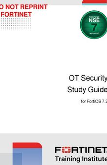 Fortinet OT Security Study Guide for FortiOS 7.2