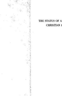 The Status of Animals in the Christian Religion