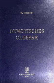 Demotisches Glossar