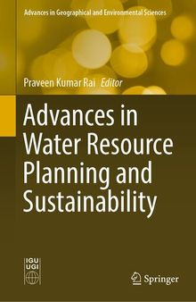 Advances in Water Resource Planning and Sustainability (Advances in Geographical and Environmental Sciences)