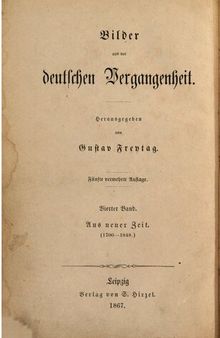 Aus neuer Zeit (1700-1848)