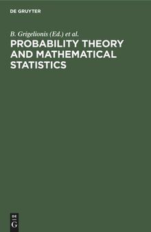 Probability Theory and Mathematical Statistics: Proceedings of the Sixth Vilnius Conference, Vilnius, Lithuania, 28 June–3 July, 1993