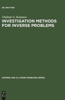Investigation Methods for Inverse Problems