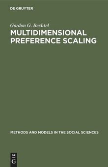 Multidimensional preference scaling