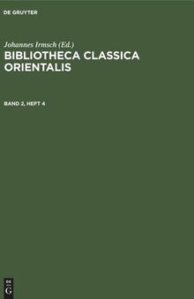 Bibliotheca Classica Orientalis: Band 2, Heft 4