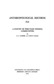 A survey of Peruvian fishing communities
