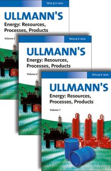 Ullmann's Energy: Resources, Processes, Products, 3 Volumes