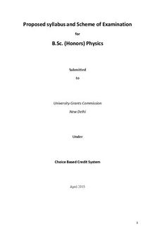 UGC PHYSICS SYLLABUS