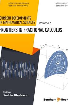Frontiers in Fractional Calculus (Current Developments in Mathematical Sciences)