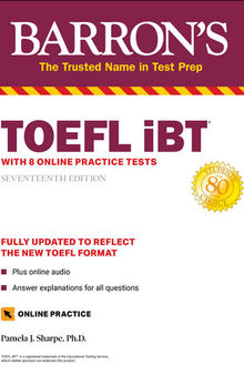 TOEFL iBT: with 8 Online Practice Tests