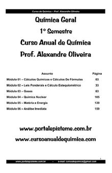 Apostila do Curso Anual de Química - Quimica Geral