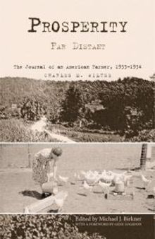 Prosperity Far Distant : The Journal of an American Farmer, 1933-1934