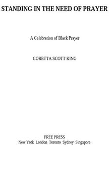 Standing in the Need of Prayer: A Celebration of Black Prayer