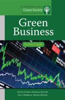 Green Business : An a-To-Z Guide