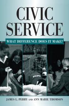 Civic Service : What Difference Does It Make?