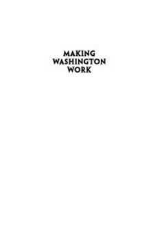 Making Washington Work : Tales of Innovation in the Federal Government