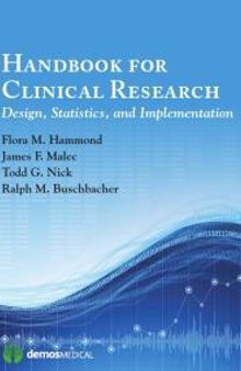 Handbook for Clinical Research : Design, Statistics, and Implementation