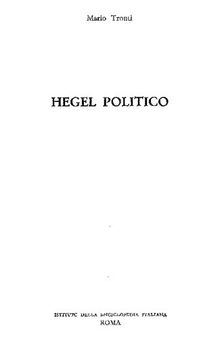 Hegel politico