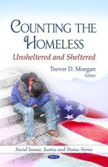 Counting the Homeless: Unsheltered and Sheltered : Unsheltered and Sheltered