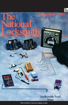 The National Locksmith: Volume 60, Number 11