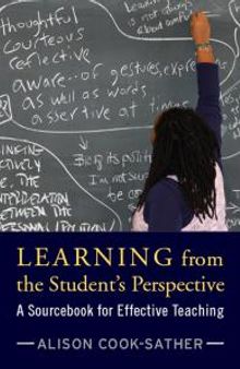 Learning from the Student's Perspective : A Sourcebook for Effective Teaching