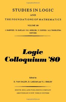 Logic Colloquium '80Papers intended for the European Summer Meeting of the Association for Symbolic Logic