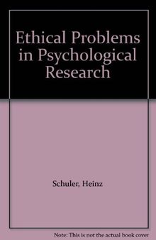 Ethical Problems in Psychological Research
