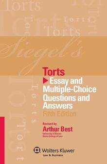 Siegel’s Torts