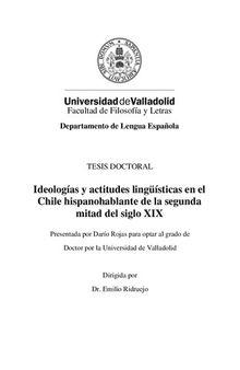 Ideologías y actitudes lingüísticas en el Chile hispanohablante de la segunda mitad del siglo XIX
