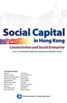 Social Capital in Hong Kong-Connectivities and Social Enterprise