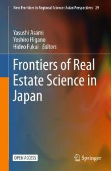 Frontiers of Real Estate Science in Japan